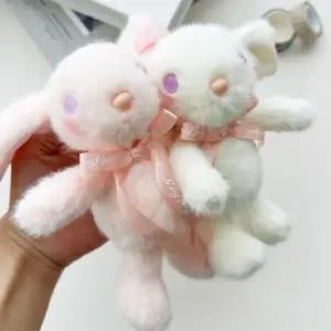 [하프클럽/]토끼 인형 인기 차 가방 보라빛 베스트 키링