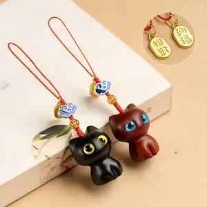 [하프클럽/]열쇠고리 베스트 인기 검은고양이 소원성취