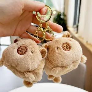 [하프클럽/]인기 키링 차 카피바라 베스트 가방 동전지갑