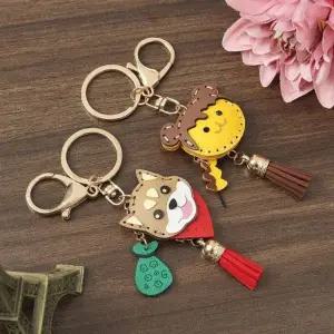 [하프클럽/]키홀더 선물용 프렌즈 자동차 키링 2종세트 시