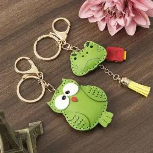 [하프클럽/]티니 자동차 개구리 부엉이 2종세트 자동차키홀