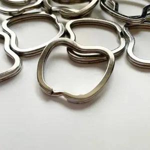 [하프클럽/]열쇠고리 사과 링 모양 50p 인기 부자재 키