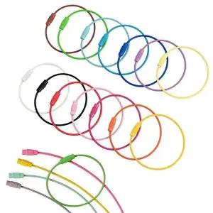 [하프클럽/]와이어 키링 차키 연결 가방 컬러 지갑 고리