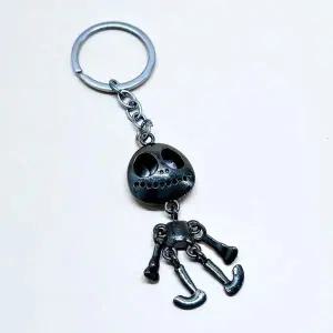 [하프클럽/]해골 인기 커플 키링 인형 블랙 가방 우정 키