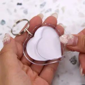 [하프클럽/]포카 투명 키링 하트 증명사진 베스트 인기