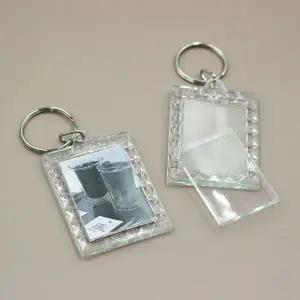[하프클럽/]아크릴 증사홀더 디자인 레이스 액자 열쇠고리