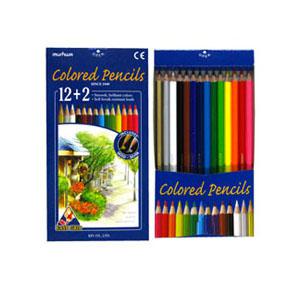 문화 목색연필12색+2색/124095/12색연필/목색연필