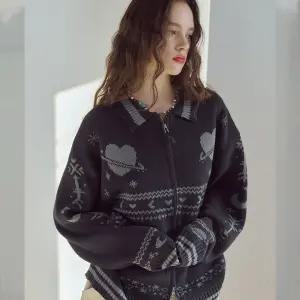 [2-WAY] 스텔라 집업 가디건 챠콜