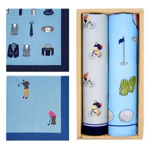 마리엔느 마리끌레르 4매 6매 선물 세트 브랜드 손수건 여성 남성 면 손수건