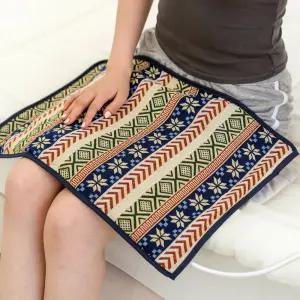 김수자 프리미엄 맥반석 황토 옥 참숯 전기 온열 찜질기