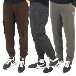 겨울 남성 스판 기모 조거팬츠 트레이닝 카고바지 패딩 밴딩 작업복