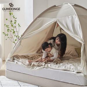 금동이 원터치 난방텐트(더블) 보온 방한 침대 실내