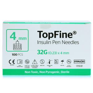 탑파인 인슐린 주사침 일회용 주사바늘 펜니들 주사기 32G 4mm 1박스[100개입]