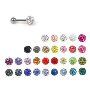 PA297)크리스탈볼(6mm) 피어싱/piercing/써지컬스틸