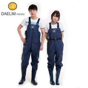 대림 PVC 가슴장화 체스타 루어낚시 바지 멜빵장화 해상작업용 양식용 작업장 냉동창고 우사 돈사