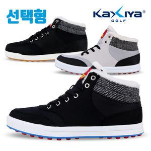 카시야 남/여 큐브 스파이크리스 겨울용 부츠 골프화