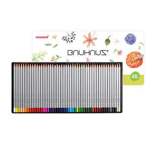 모나미 바우하우스 48색 나무 색연필 틴케이스