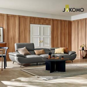 [자코모] 달리아 4인 기능성 천연면피 소가죽 소파