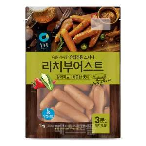 청정원 리치부어스트 할라피뇨 1kg