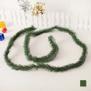 크리스마스 솔모루 PVC 모루 9x400cm 인조 솔잎 벽 트리 장식 소품 용품 데코 만들기