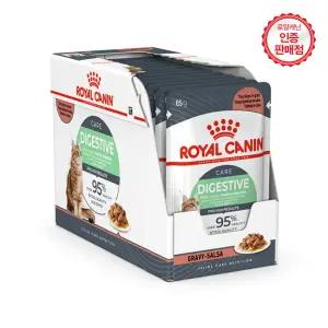 로얄캐닌 고양이파우치 그레이비 다이제스티브 케어 85g 12개/소화기능