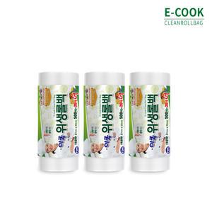 이쿡 위생롤백 소형 520매x3롤