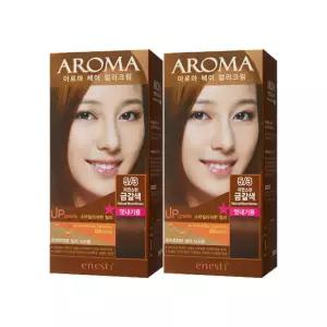 [2개세트]에네스티 아로마 새치 염색약 자극없는 뿌리 부분 염색