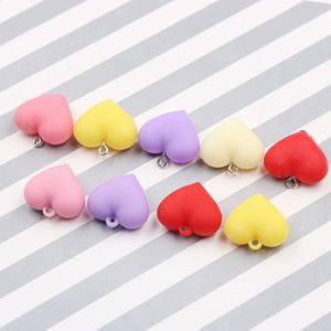 실리콘 통통하트/팬던트 키홀더 말랑 하트참 에어팟키링재료 악세사리부자