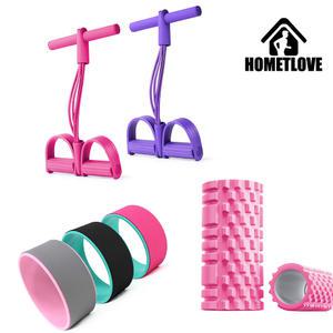 홈트러브 로잉밴드 요가휠 필라테스 폼롤러 요가 헬스 홈트레이닝 용품