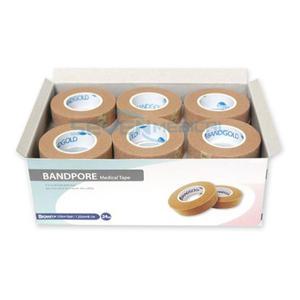 밴드포어갈색(1인치 12롤)/밴드골드반창고