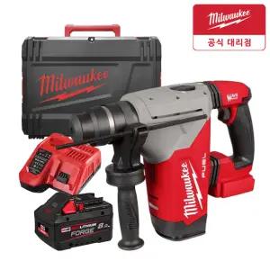 밀워키 M18 FHP-801X 18V FUEL SDS-Plus 로터리 함마드릴II_32mm 8.0Ah 포지배터리 1팩 충전기 케이스