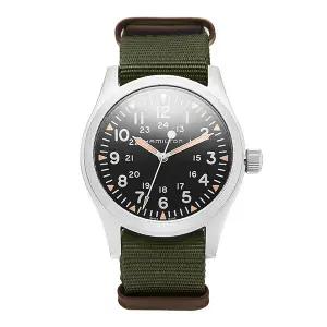 [해밀턴] H69529933 카키필드 필드 남성 나토밴드시계