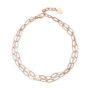 [모아르]18K 팔찌 체인 클립 두줄 금팔찌 타원