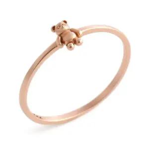 [비앤비골드] 14K/18K 큐티 미니베어 곰돌이 반지 SRS36258