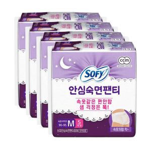 바디피트 소피 안심숙면팬티 M 5P x 4팩