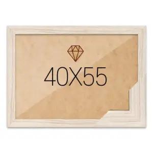 아트박스 누니액자 보석십자수액자 40x55 고급형 우드라떼