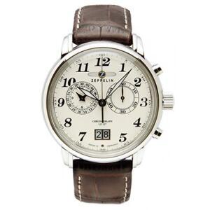 타임플래닛 제플린 7684-5 가죽밴드 시계 본사정품