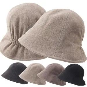 [navid1]간절기 겨울 울 패션 벙거지 4color 엄마 부인 중년 여성 챙모자/OM-B6030