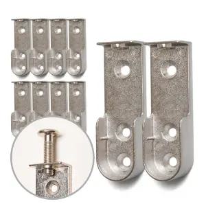 두일 드레스룸 U형 19파이 옷봉 롱소켓 니켈 10개 옷봉 원파이프 타원 파이프 행거 봉걸이