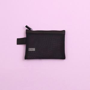 사각메쉬파우치 A형 소 탄탄한 여행용 망사 화장품 목욕 오일 다용도 휴대 이너백