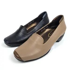 의정부수제화 소가죽 발편한 통굽 여성 로퍼 여자 편한 가죽단화 여성화 4cm