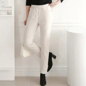 여성 패딩 바지 겨울 방한 여자 작업복 등산 p7