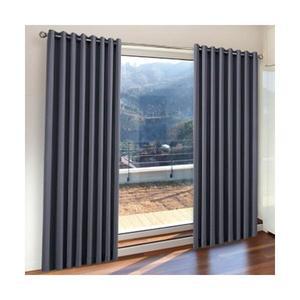 현관 커튼 거실 중문 방풍 방한 커튼 암막 150x235cm 샤인그레이 2장