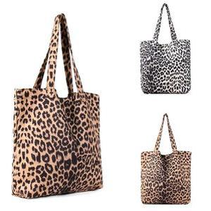 [OFJ7M664]호피무늬 레오파드 여성 장바구니 여자에코백