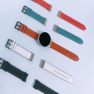 갤럭시워치5 40 44 프로 45mm 골프에디션 날개형 원터치 고급 가죽 시계줄 스트랩 밴드 SM-R920/R910/R900