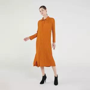 플리츠 카라 원피스_HPOPF023001