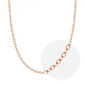 14K 모줄 체인 목걸이 줄 핑크 골드 2mm