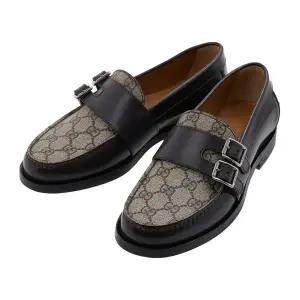 [롯데백화점]구찌 남성 GG 버클 로퍼 762312 17X30 2143
