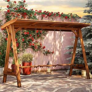 야외 흔들의자 4인용 그네 조립식 벤치 천막 조절 정원 펜션 쿠션포함 테라스 선루프 북유럽