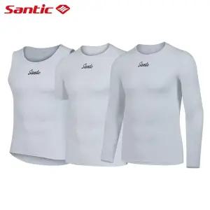산틱 이너웨어 베이스 레이어 메쉬 망사 민소매 반팔 긴팔 자전거 속옷 등산 축구
